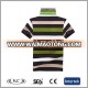 Top quality OEM appreal fashion cheap price free size 100 organic cotton custom striped mens polo t-shirt