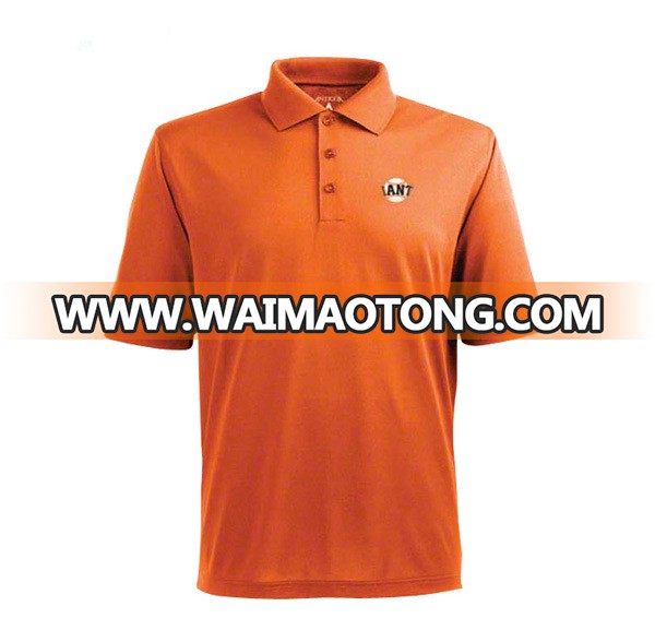 2016 Orange Pique Extra Light Polo Shirt